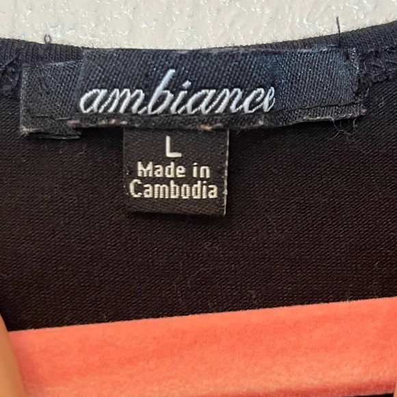 Ambiance black bodysuit size L - Picture 3 of 6